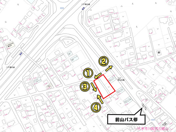 八戸市大字市川町字尻引前山の土地