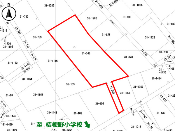 八戸市市川町尻引前山　住宅用売土地　3311（O）