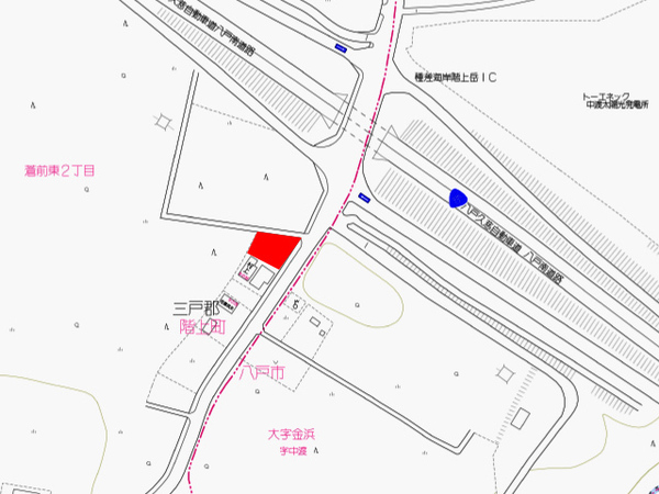 三戸郡階上町蒼前東２丁目の土地