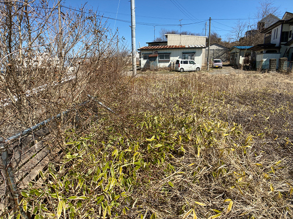 八戸市大字白銀町字人形沢の土地