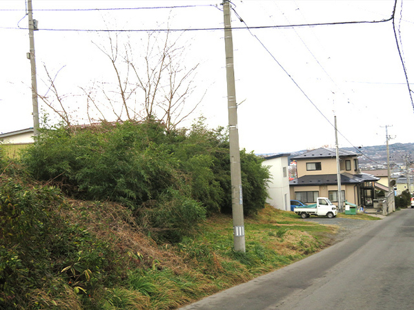 八戸市吹上6丁目の土地(現地土地写真)