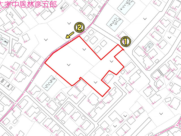 八戸市大字中居林字雷の土地