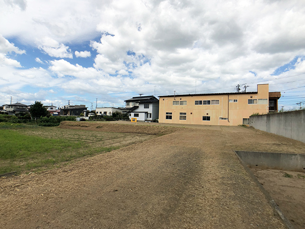 八戸市大字長苗代字内舟渡の土地(現地土地写真)