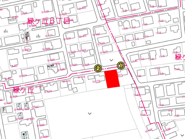 上北郡おいらせ町緑ヶ丘５丁目の土地