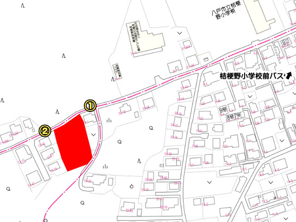 八戸市大字市川町字尻引堤沢の土地