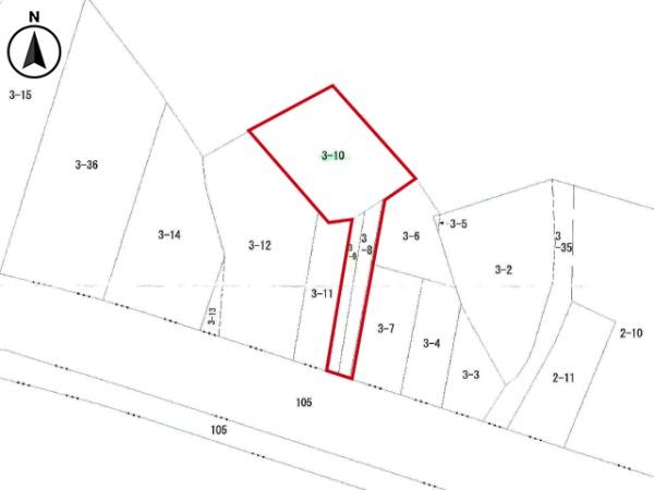 八戸市売市二丁目　住宅用売土地　3387（A）