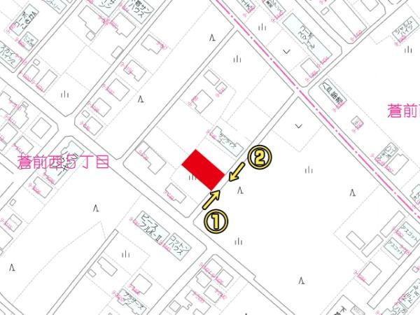 三戸郡階上町蒼前西５丁目の土地