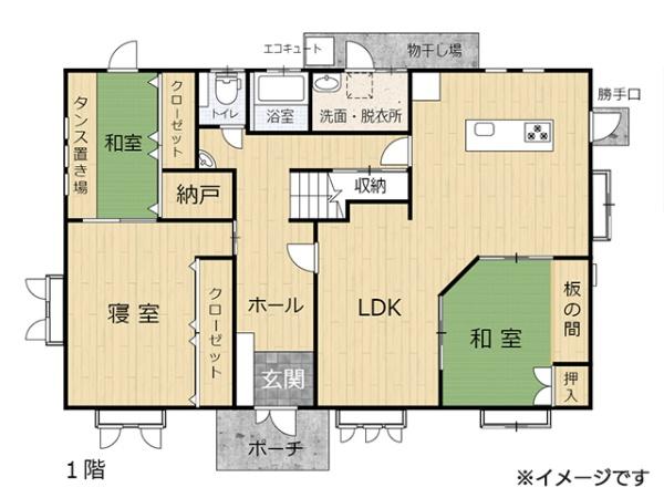 八戸市売市四丁目　中古住宅　6224（W）