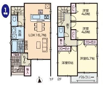 東大阪市布市町１丁目の新築一戸建