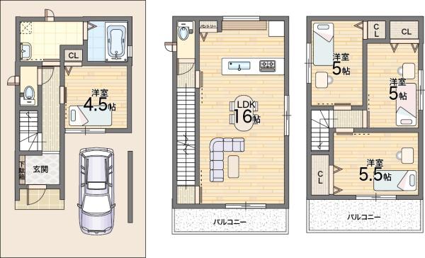 大東市緑が丘２丁目の売土地