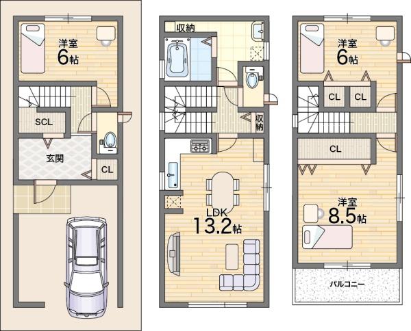 門真市南野口町の中古一戸建