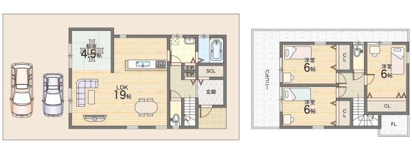 大東市三箇３丁目の中古一戸建