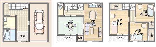 寝屋川市高柳５丁目の中古一戸建て