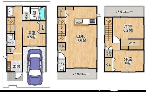 寝屋川市池田北町の新築一戸建