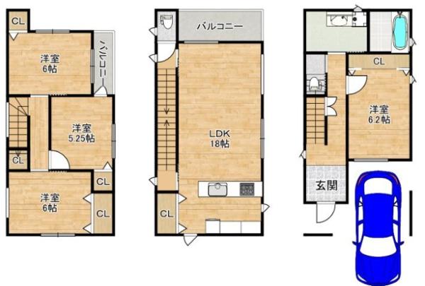 摂津市鳥飼下３丁目の新築一戸建