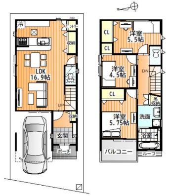 門真市沖町の新築一戸建