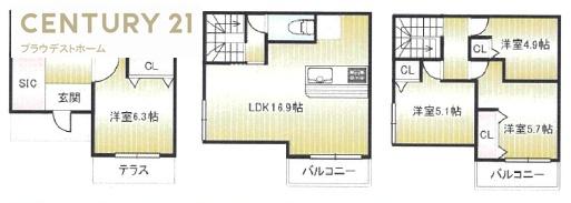 尼崎市御園１丁目の中古一戸建