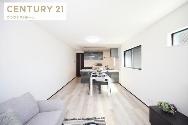 守口市西郷通4丁目の新築一戸建(リビング)