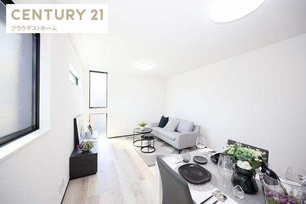 守口市西郷通4丁目の新築一戸建(リビング)