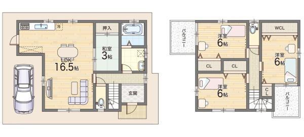 東大阪市大蓮東１丁目の新築一戸建