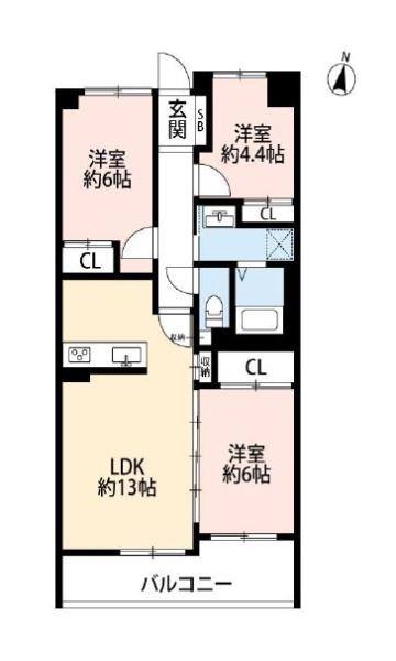 【パラシオ塚本Ⅰ】