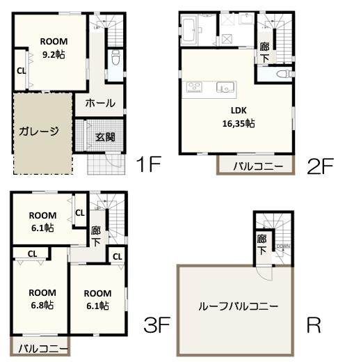 八尾市上之島町南５丁目の新築一戸建