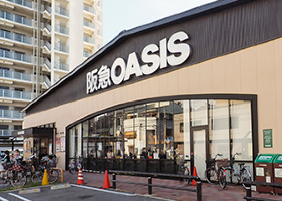 大阪市東住吉区山坂4丁目の土地(阪急オアシス西田辺店)