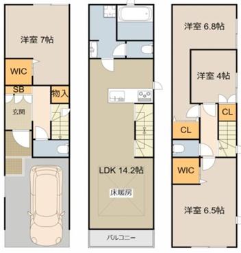 東大阪市岩田町４丁目の新築一戸建