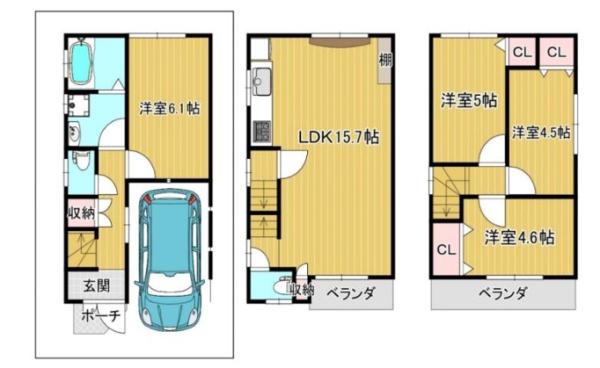 東大阪市西上小阪の中古一戸建