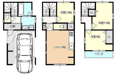大阪市東淀川区北江口４丁目の新築一戸建