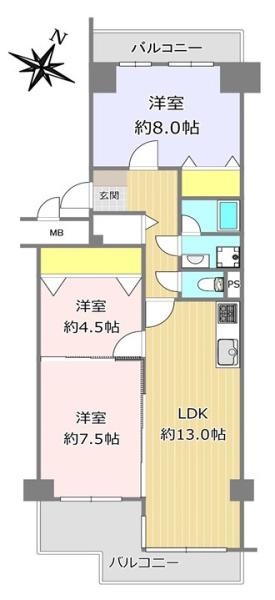 京橋グリーンハイツ１号棟
