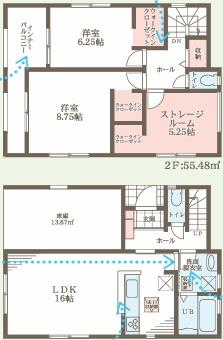 東大阪市金岡１丁目の新築一戸建