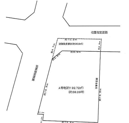 寝屋川市八幡台の土地