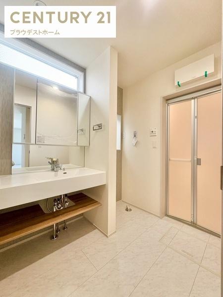 門真市三ツ島2丁目の新築一戸建(洗面台・洗面所)