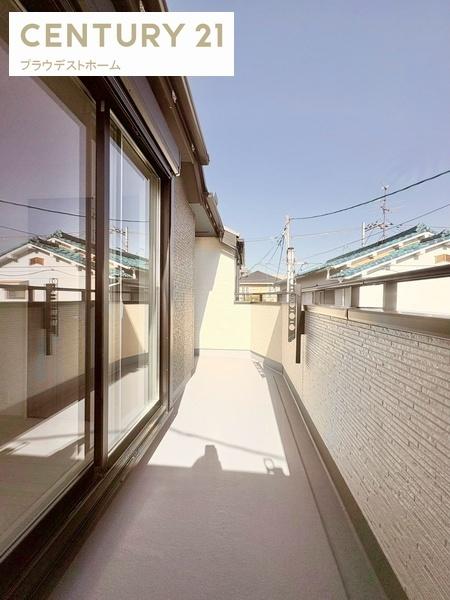 門真市三ツ島2丁目の新築一戸建(バルコニー)