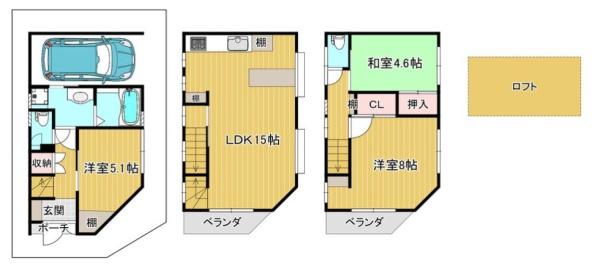 大阪市平野区西脇１丁目の中古一戸建て