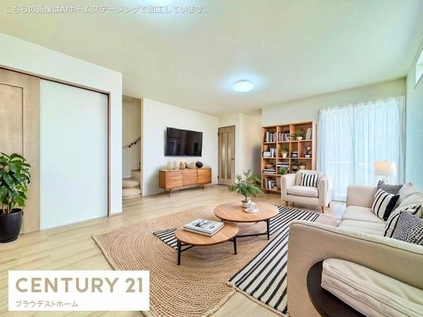 守口市大久保町5丁目の新築一戸建(リビング)