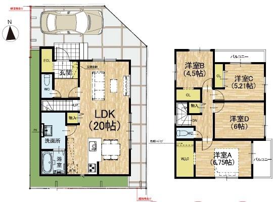 四條畷市清滝新町の新築一戸建