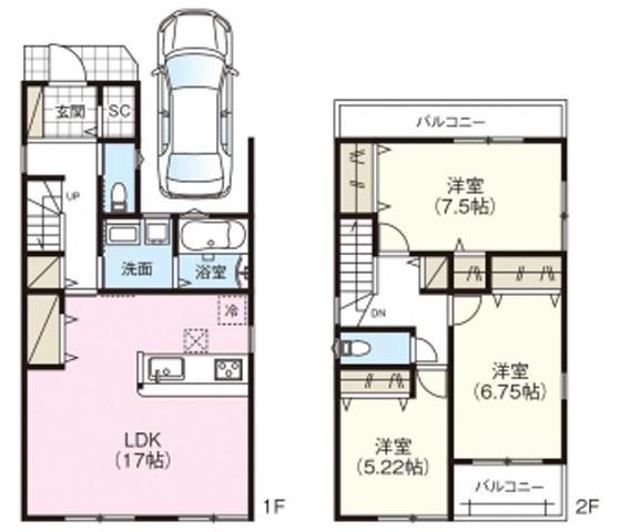 東大阪市角田３丁目の新築一戸建