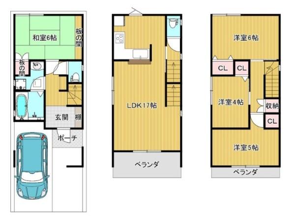 東大阪市花園西町１丁目の中古一戸建て