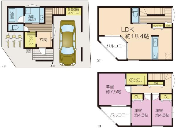 大阪市城東区鴫野西５丁目の新築一戸建