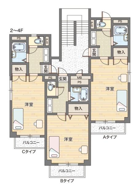 【セントラル淀川】「十三」駅歩14分鉄骨5F