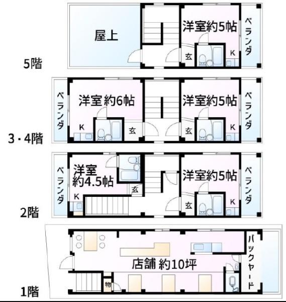 【マンションK3】御堂筋線「東三国」徒歩5分全8戸(その他)