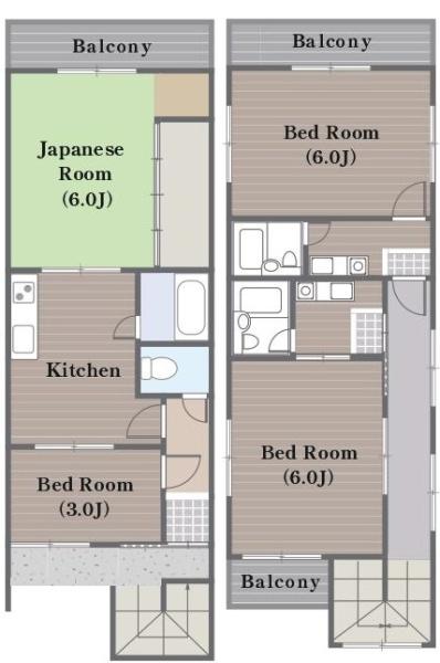 【ヴィラ羽束師】S造4階建全7室「西向日」駅歩24分