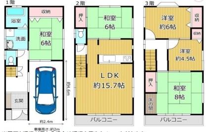 大阪市平野区長吉長原西２丁目の中古一戸建て