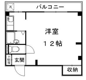 【KITAIビル】鉄骨３F1990年築１ｆ店舗２Ｆ１Ｋ×4