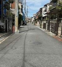 摂津市東別府2丁目の新築一戸建(前面道路含む現地写真)