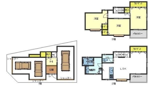 寝屋川市高柳２丁目の中古一戸建