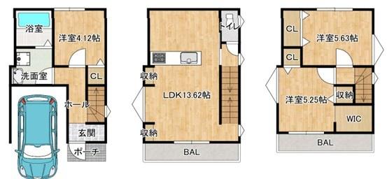 四條畷市江瀬美町の新築一戸建