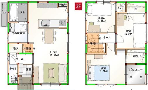 寝屋川市高柳５丁目の新築一戸建